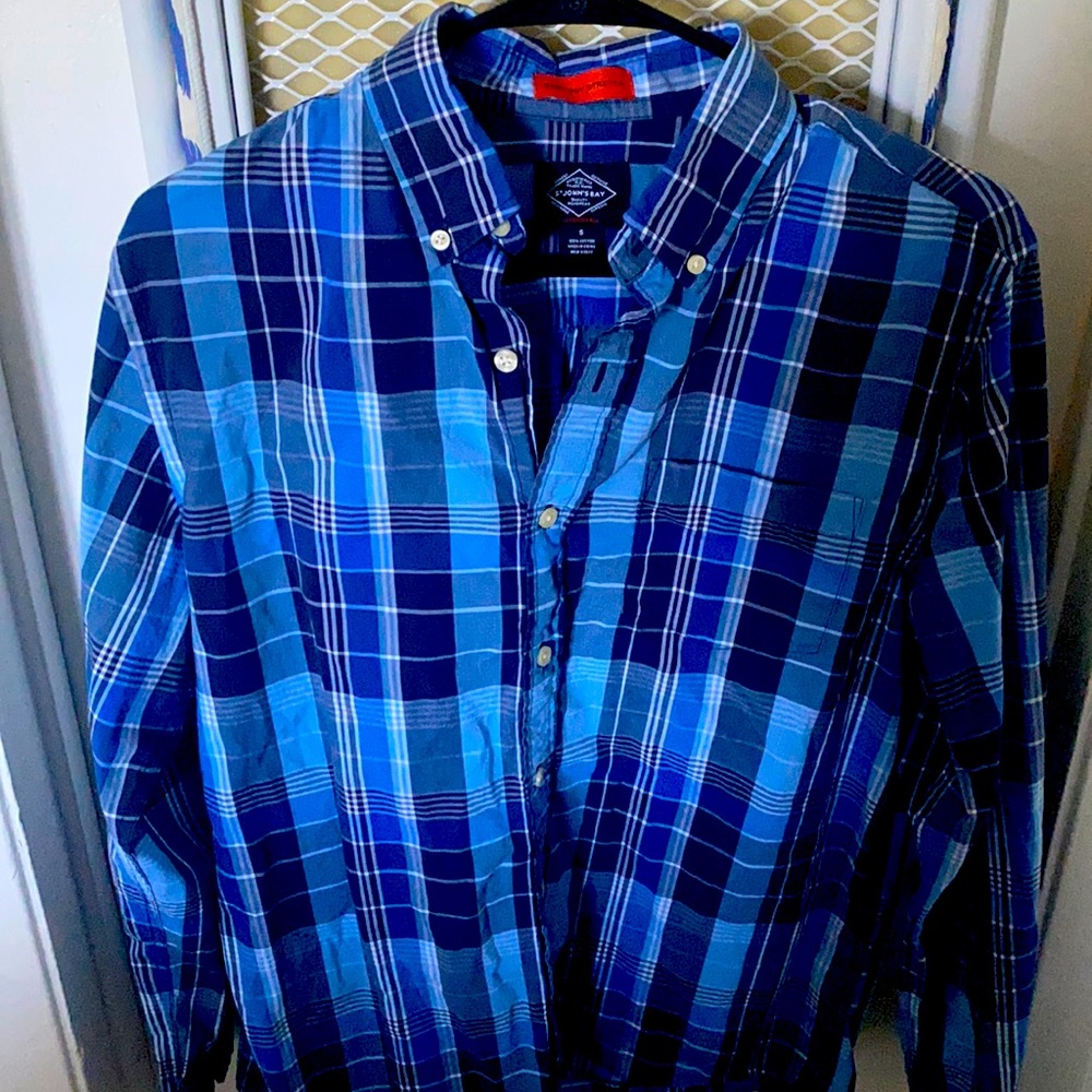 Saint Johns bay blue button down